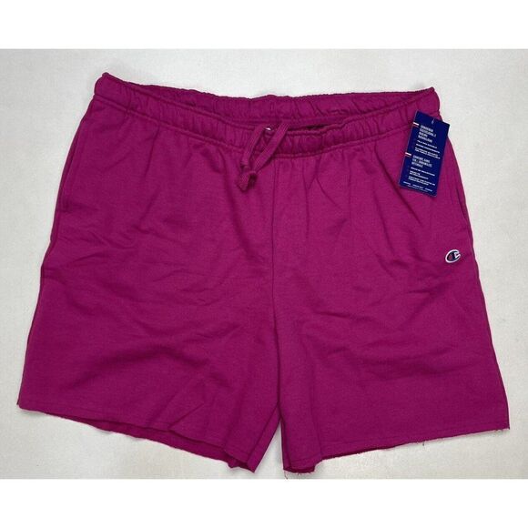 Champion Powerblend 6.5" Moisture Wicking Gym Sweat Shorts Women XXL Pink NWT - Picture 1 of 8